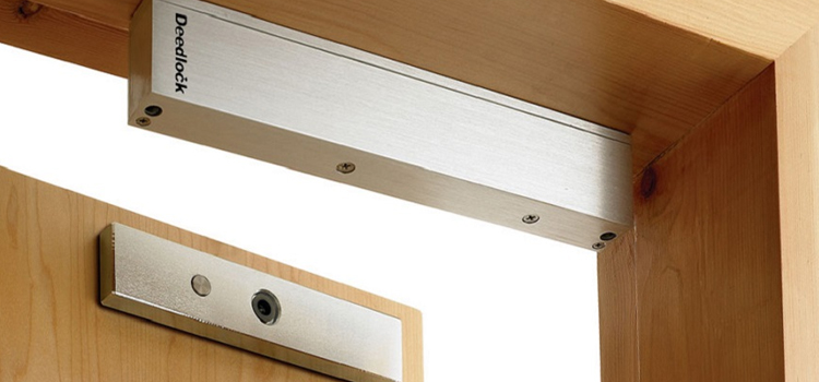 Magnetic lock installation Brawley